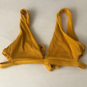 Yellow swim top
